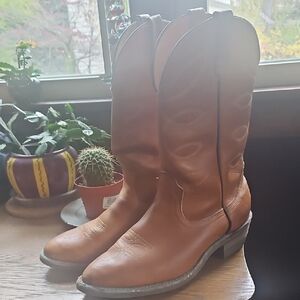 Red Wing Shoes Tan Leather Boots
